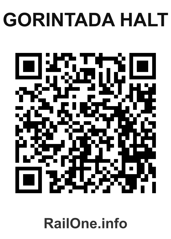 RailOne QR Code for Gorintada Halt station