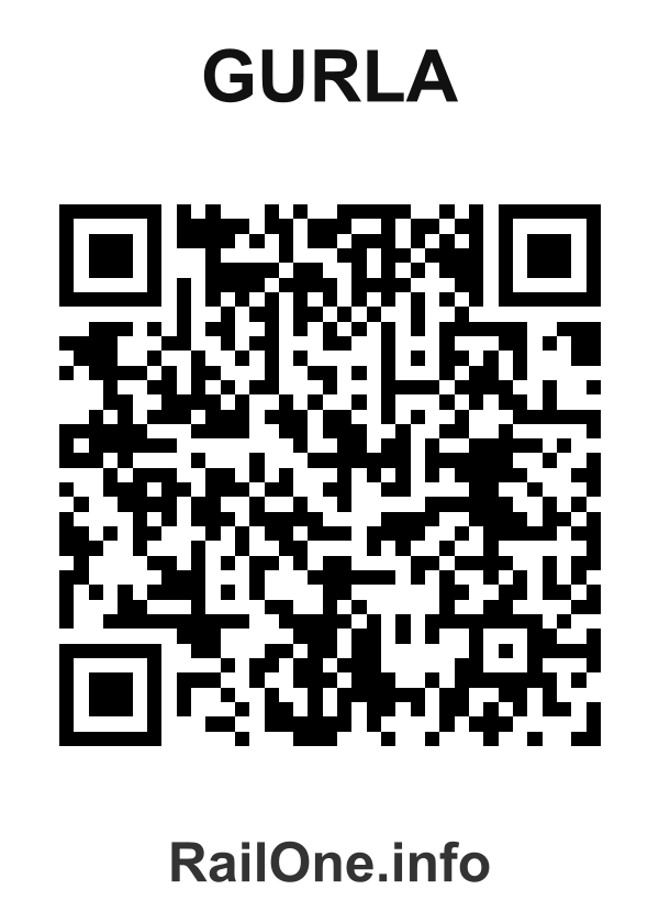 RailOne QR Code for Gurla station
