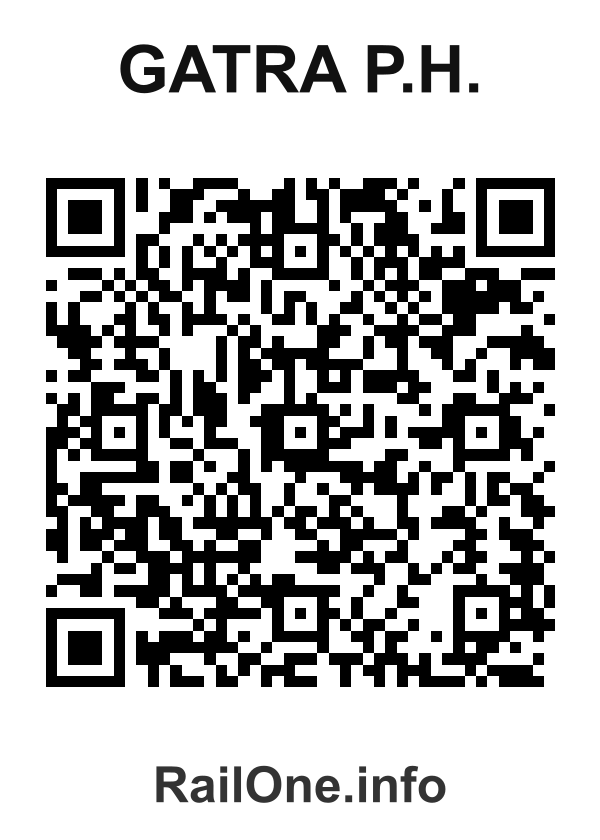 RailOne QR Code for Gatra P.h. station
