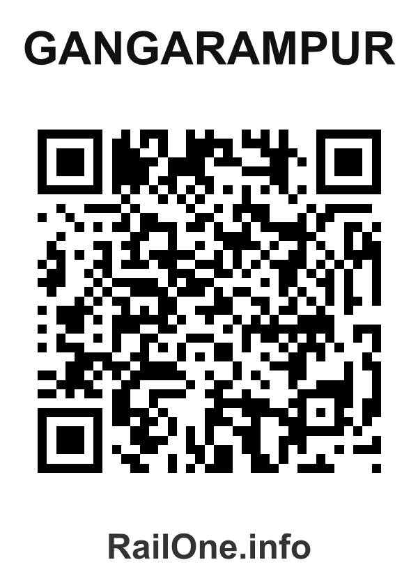 RailOne QR Code for Gangarampur station
