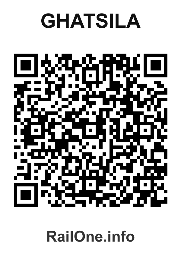 RailOne QR Code for Ghatsila station