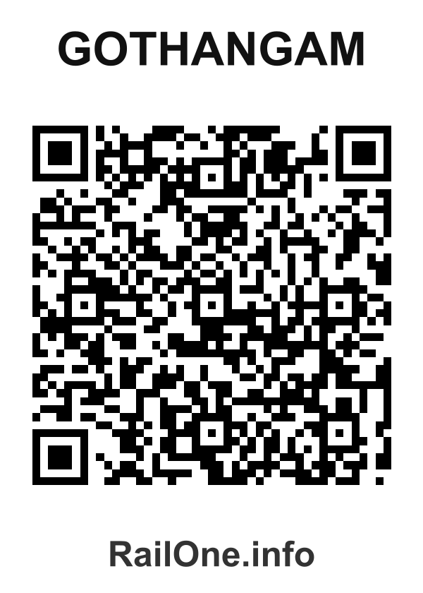 RailOne QR Code for Gothangam station