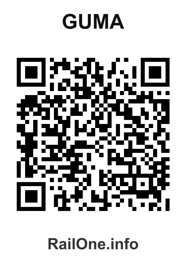 RailOne QR Code for Guma station