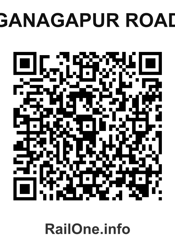 RailOne QR Code for Ganagapur Road station