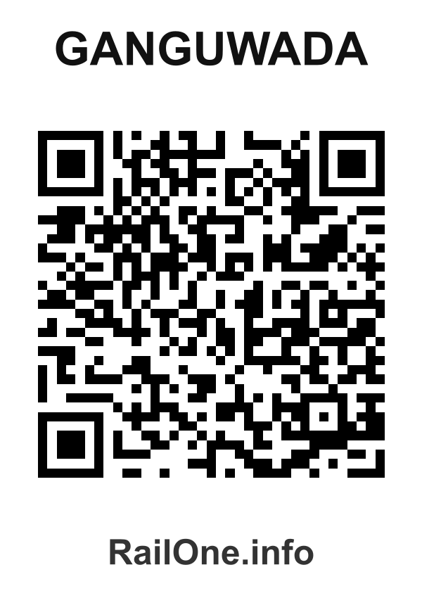 RailOne QR Code for Ganguwada station