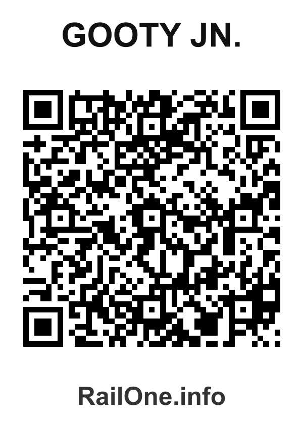 RailOne QR Code for Gooty Jn. station