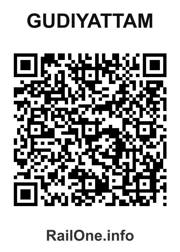 RailOne QR Code for Gudiyattam station