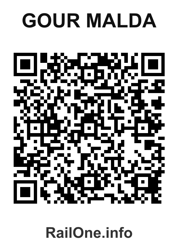 RailOne QR Code for Gour Malda station