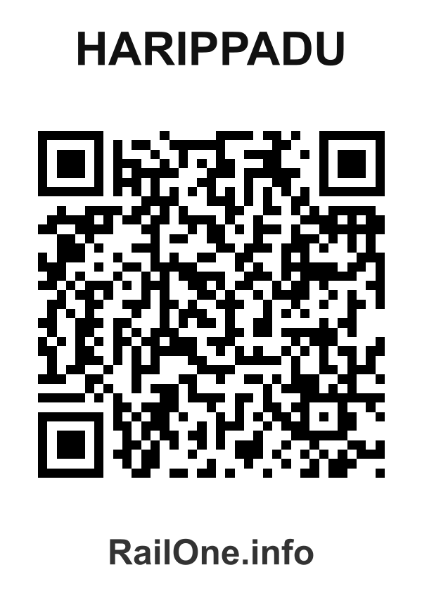 RailOne QR Code for Harippadu station