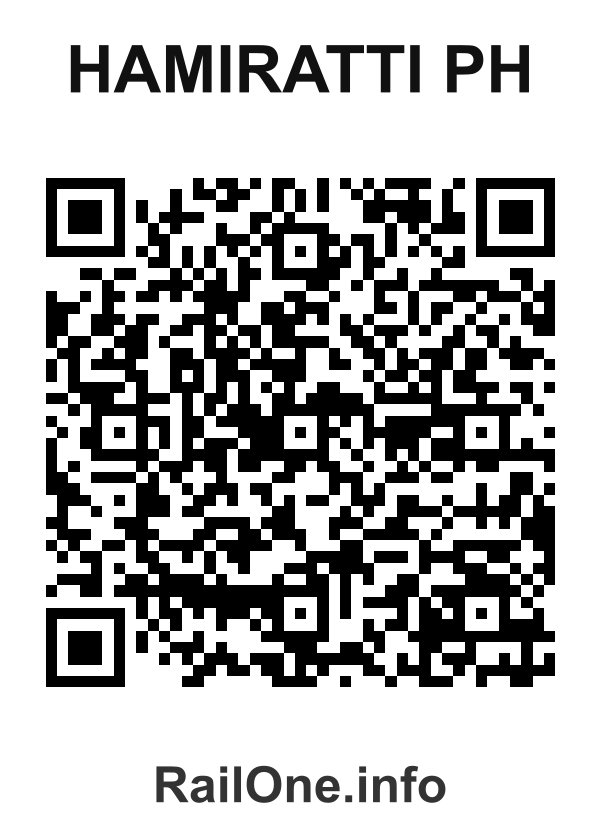 RailOne QR Code for Hamiratti Ph station