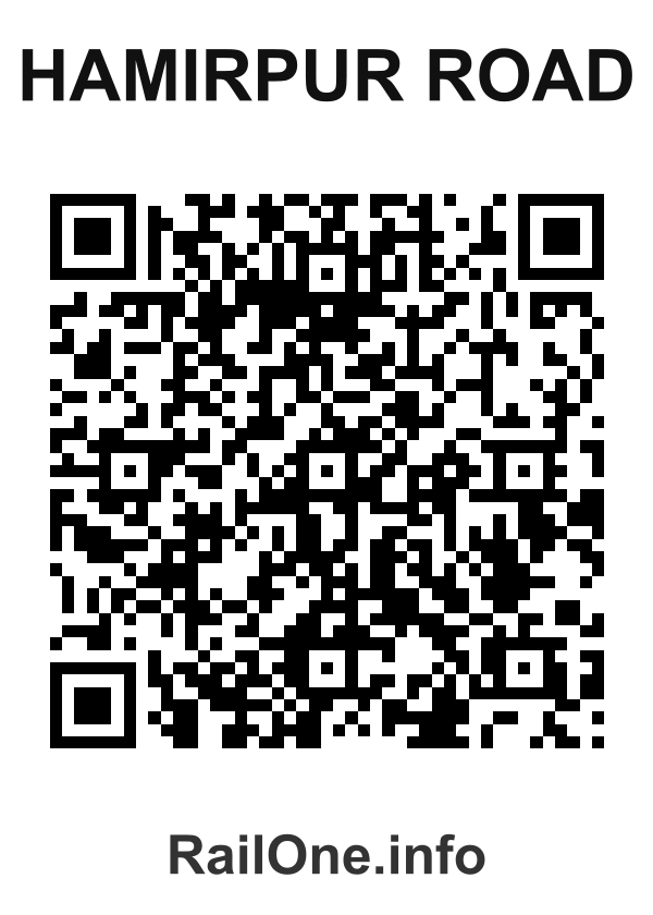 RailOne QR Code for Hamirpur Road station