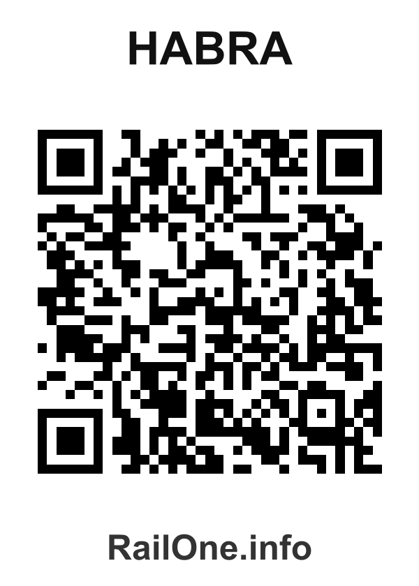 RailOne QR Code for Habra station