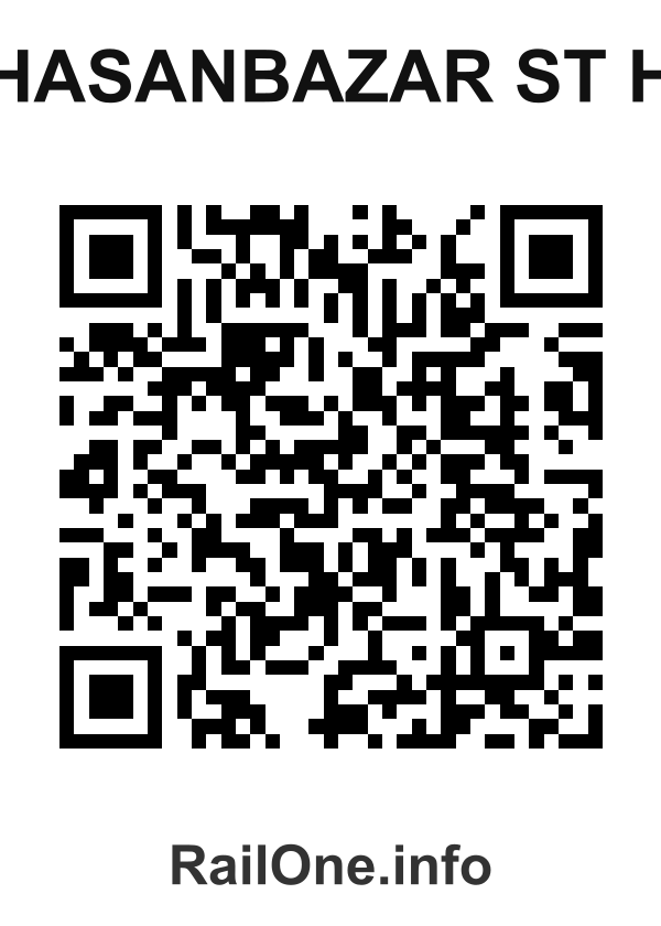RailOne QR Code for Hasanbazar St H station
