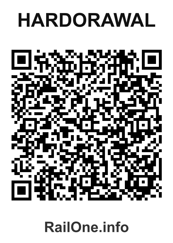RailOne QR Code for Hardorawal station