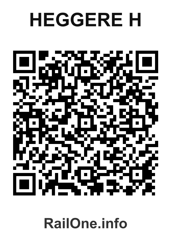 RailOne QR Code for Heggere H station