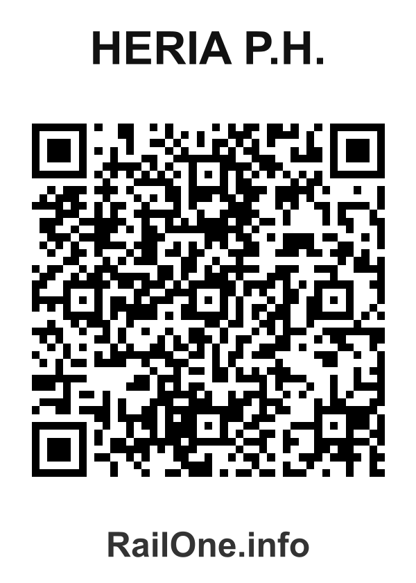 RailOne QR Code for Heria P.h. station