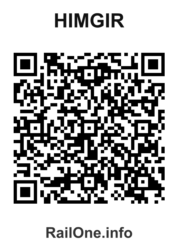 RailOne QR Code for Himgir station