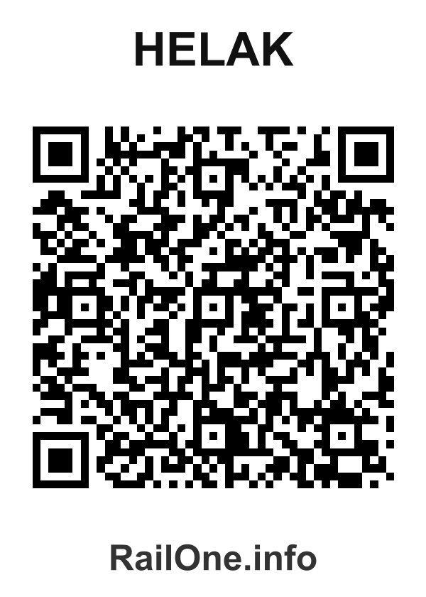 RailOne QR Code for Helak station