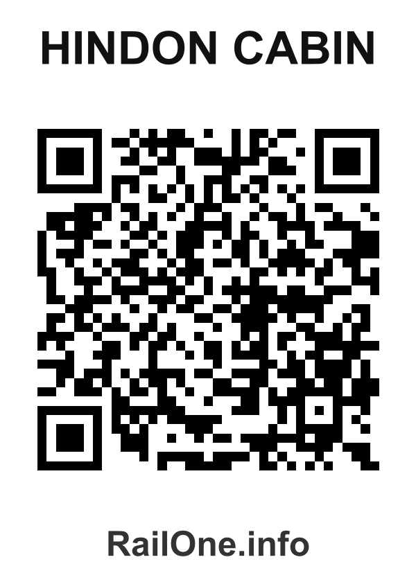 RailOne QR Code for Hindon Cabin station