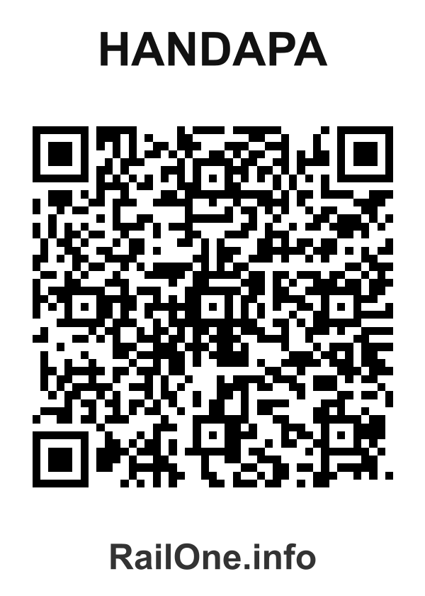 RailOne QR Code for Handapa station