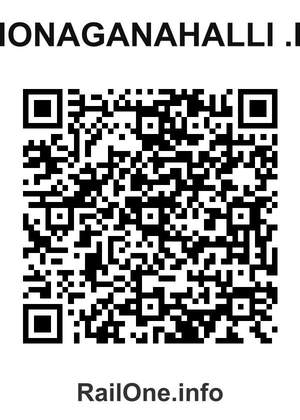 RailOne QR Code for Honaganahalli .h station