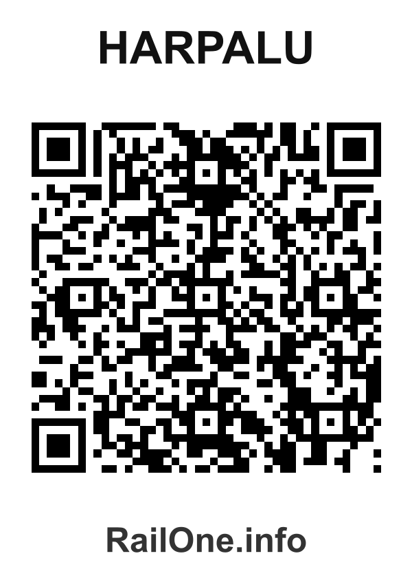 RailOne QR Code for Harpalu station