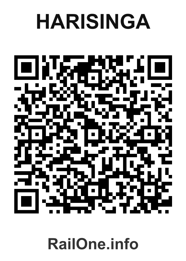 RailOne QR Code for Harisinga station