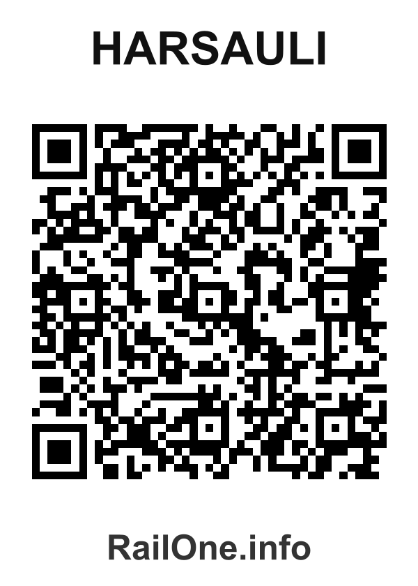 RailOne QR Code for Harsauli station