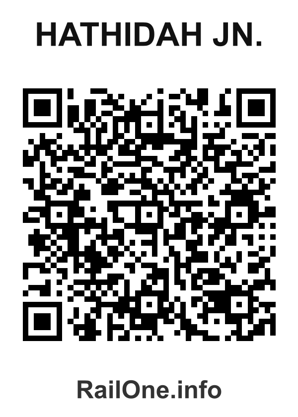 RailOne QR Code for Hathidah Jn. station