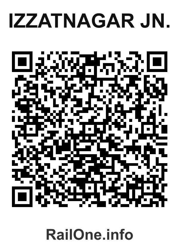 RailOne QR Code for Izzatnagar Jn. station