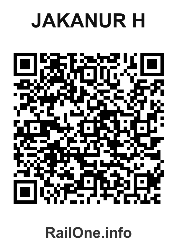 RailOne QR Code for Jakanur H station