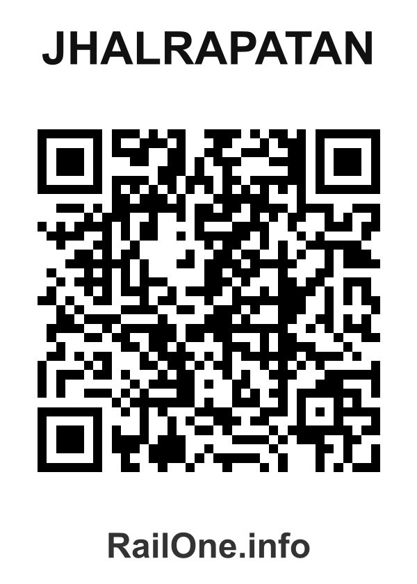 RailOne QR Code for Jhalrapatan station