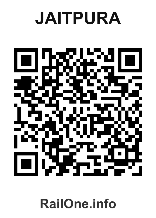 RailOne QR Code for Jaitpura station