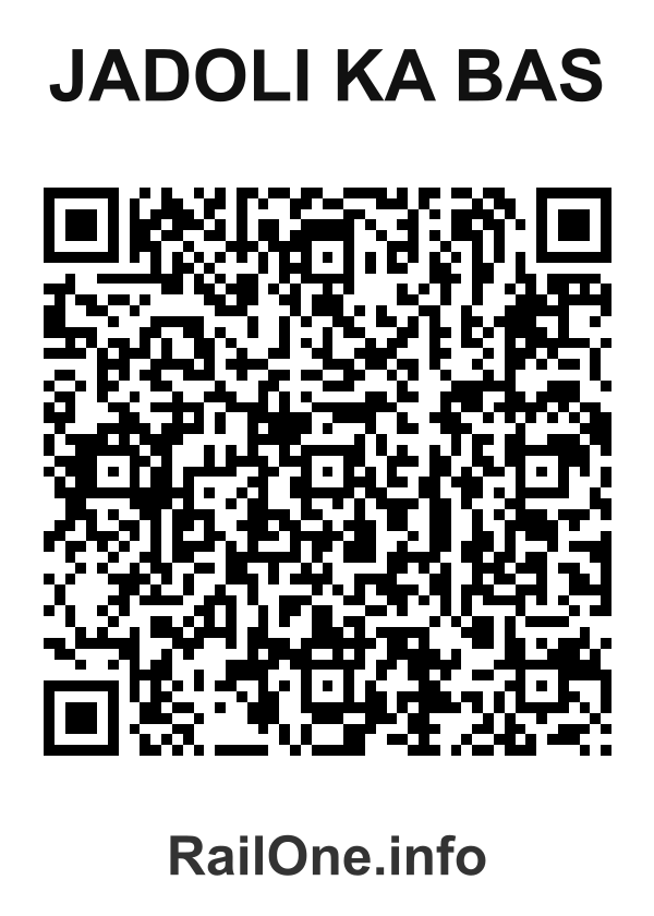 RailOne QR Code for Jadoli Ka Bas station