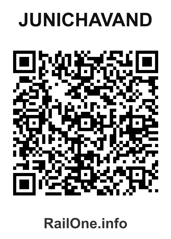 RailOne QR Code for Junichavand station