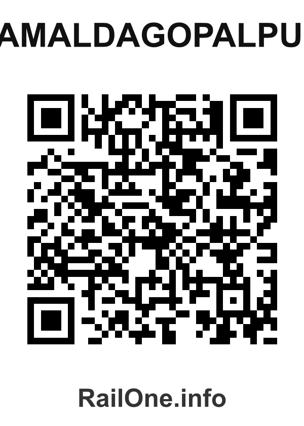 RailOne QR Code for Jamaldagopalpur station