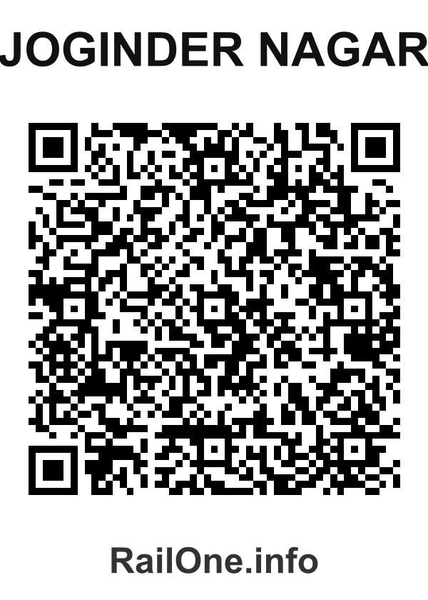 RailOne QR Code for Joginder Nagar station