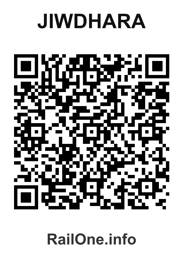 RailOne QR Code for Jiwdhara station