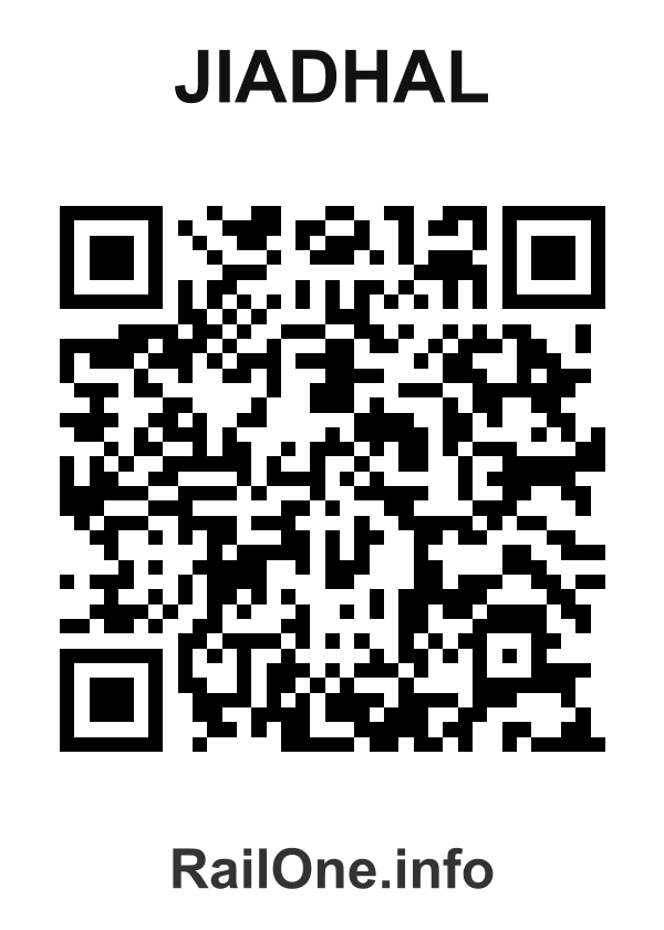 RailOne QR Code for Jiadhal station