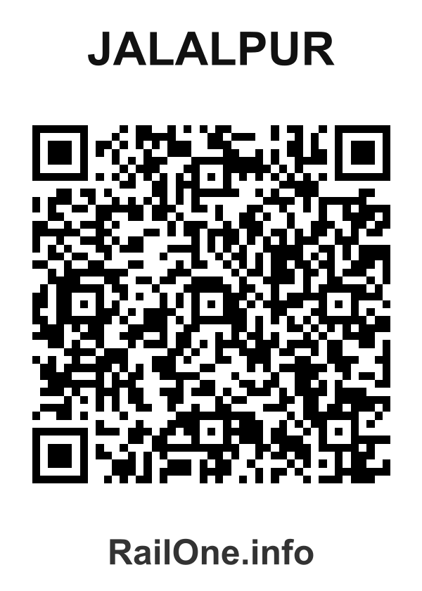 RailOne QR Code for Jalalpur station