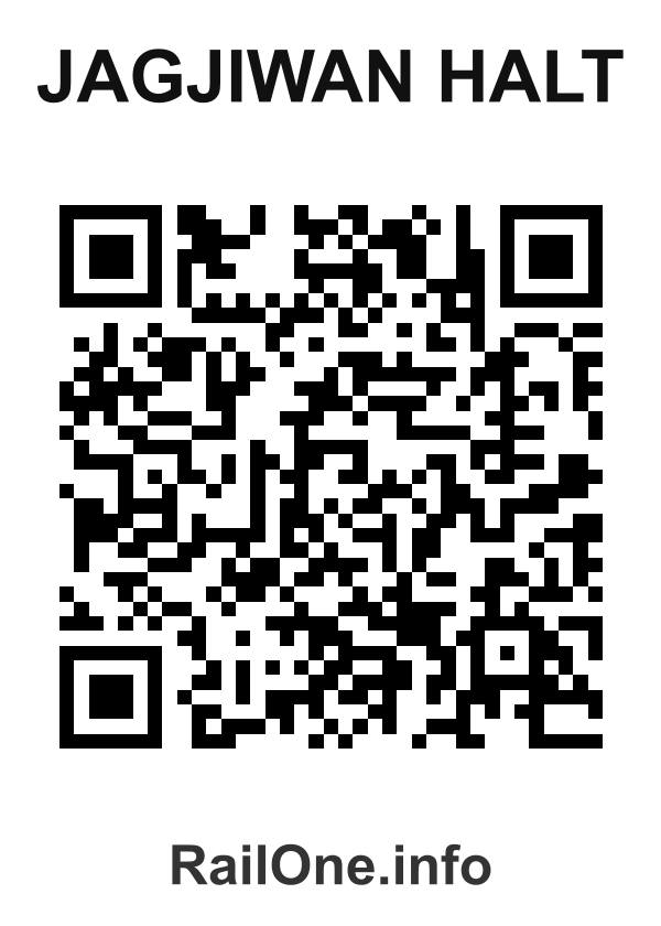 RailOne QR Code for Jagjiwan Halt station