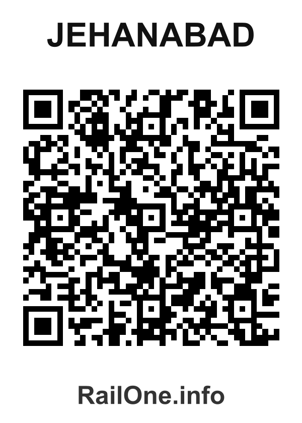 RailOne QR Code for Jehanabad station