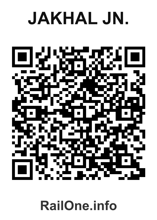 RailOne QR Code for Jakhal Jn. station