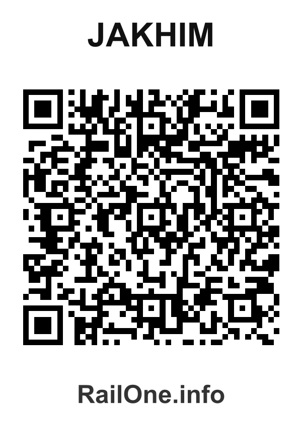 RailOne QR Code for Jakhim station