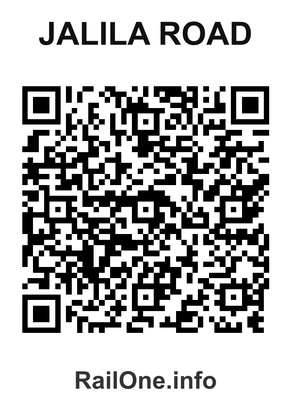 RailOne QR Code for Jalila Road station