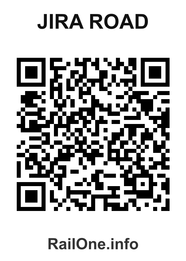RailOne QR Code for Jira Road station