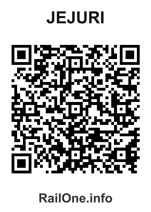 RailOne QR Code for Jejuri station