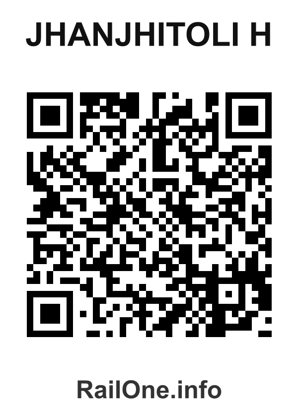 RailOne QR Code for Jhanjhitoli H station