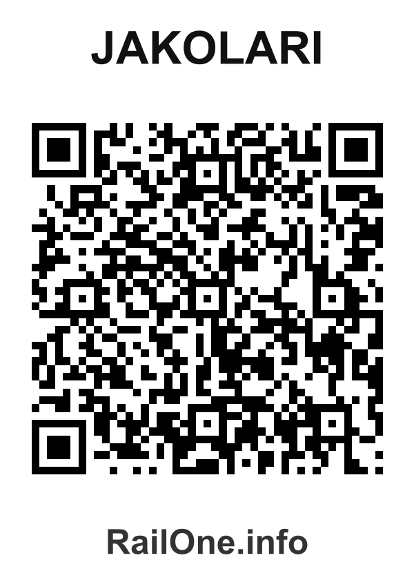 RailOne QR Code for Jakolari station