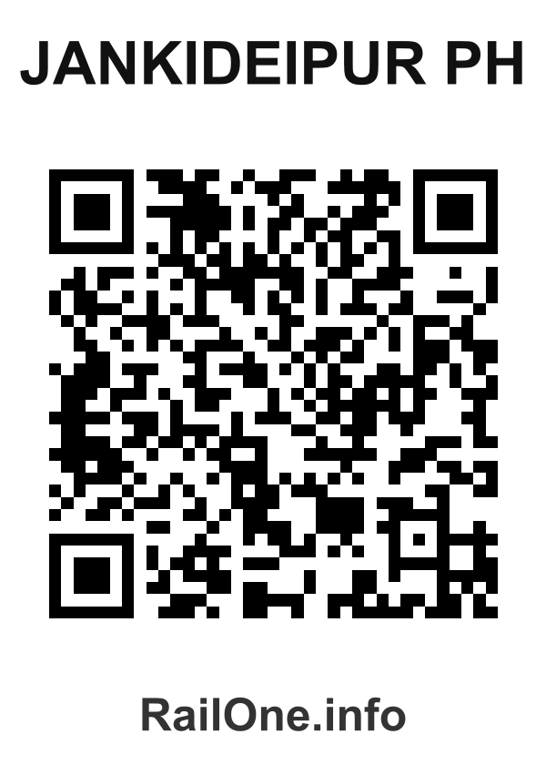 RailOne QR Code for Jankideipur Ph station